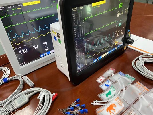 Monitor de pacientes veterinarios de animales para el seguimiento de la grabación de alarma
