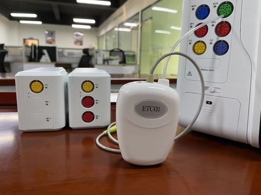 Plug Play Sidestream Etco2 Sensor para el monitor de parámetros múltiples