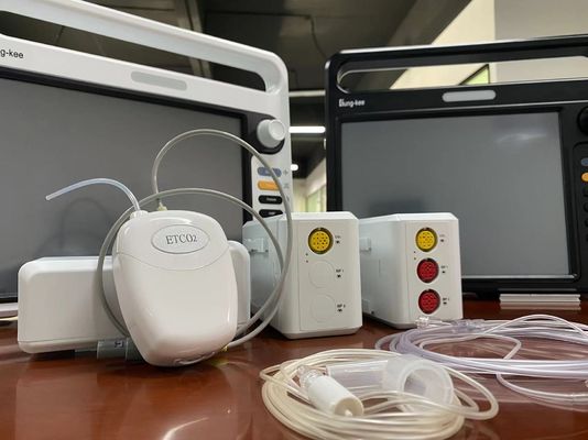 Módulo de CO2 de flujo lateral blanco para monitoreo de CO2 de marea final OEM ODM