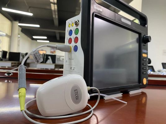 Plug Play Sidestream Modulo de CO2 Blanco para el monitor modular del paciente