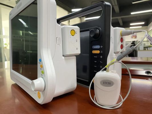 Plug Play Sidestream Modulo de CO2 Blanco para el monitor modular del paciente