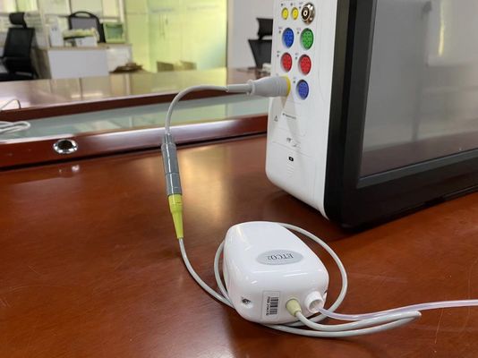 Módulo de CO2 de flujo lateral de plástico blanco para el monitoreo de CO2 de marea final