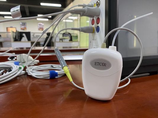 CO2 Flujo lateral Capnography Monitor Plug Play Material de plástico