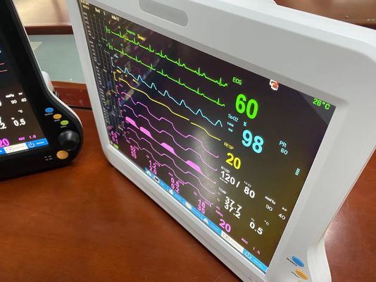 Monitor paciente de la anestesia portátil, monitor cardiaco multi del parámetro ICU