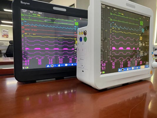 Monitor cardiaco portátil de ICU, monitor paciente del parámetro multi de la anestesia