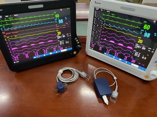 Monitor paciente del parámetro multi de ECG, monitor paciente modular SPO2
