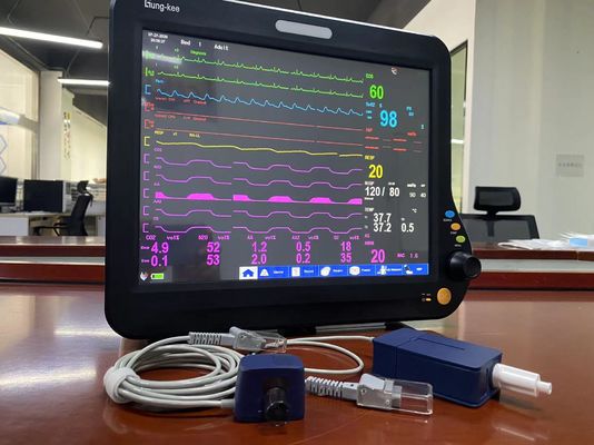 Monitor paciente del parámetro multi de la pantalla de 15 TFT LCD para la anestesia ICU cardiaca