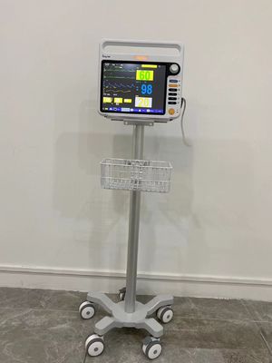Carretilla médica portátil de aluminio del monitor de Matieral de la aviación con las ruedas silenciosas de 3 pulgadas