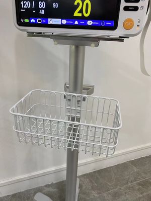 Carretilla de aluminio del monitor paciente de Matieral de la aviación veterinaria con las ruedas silenciosas de 3 pulgadas