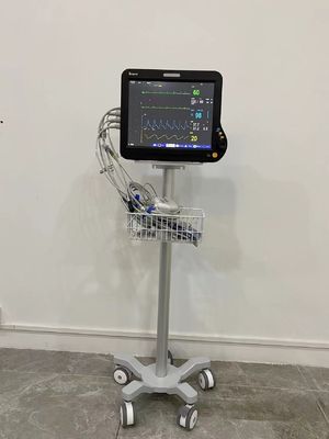 Móvil usable fuerte del parámetro de la carretilla médica multi del monitor