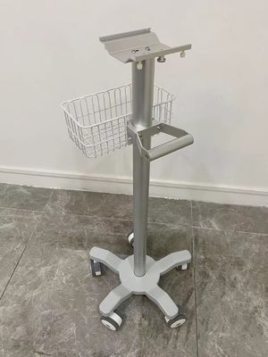 carretilla cardiaca del monitor paciente de 800-1020m m con las ruedas silenciosas de 3 pulgadas
