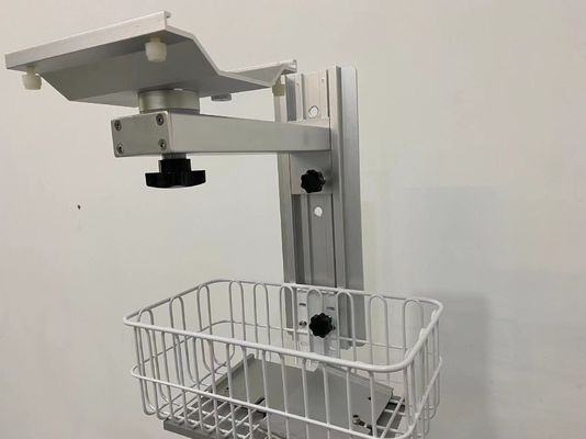 Consola de montaje veterinaria L de aluminio de la pared del monitor paciente 180 grados de rotación