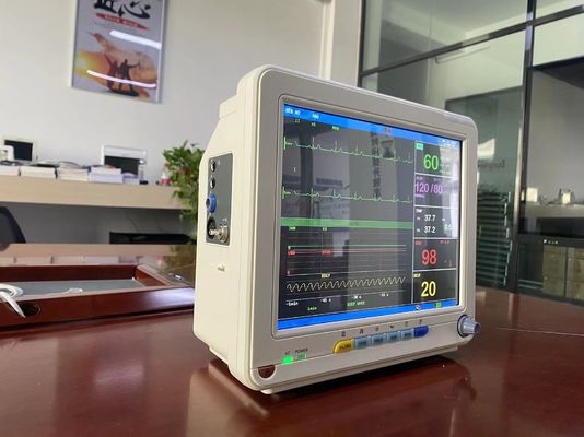 Monitores de signos vitales de pacientes hospitalarios ligeros con medición de la temperatura del ECG SPO2 NIBP