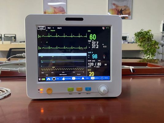 Monitor paciente cardiaco neonatal de 8,4 pulgadas, temporero Vital Signs Monitors de ECG SPO2 NIBP