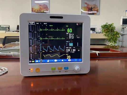 Exactitud multi portátil del monitor paciente del parámetro de 8,4 pulgadas alta para los temporeros de EtCO2 ECG SPO2 NIBP