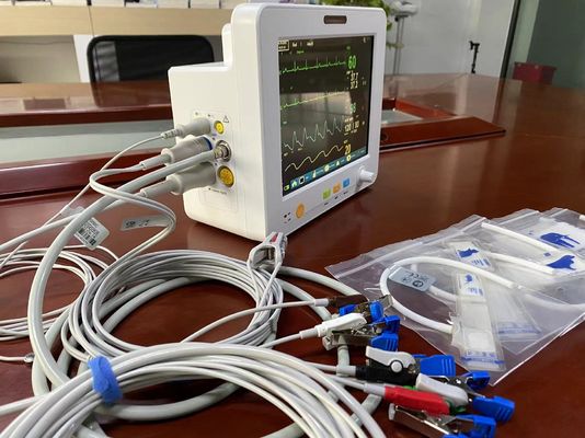 Monitor de parámetro multi veterinario de TFT LCD de 8,4 pulgadas con los temporeros de EtCO2 ECG SPO2 NIBP