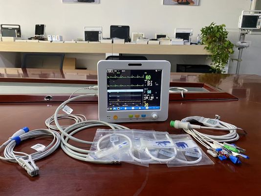 Vital Signs Monitor With veterinario portátil EtCO2 ECG SPO2 NIBP y medida de los temporeros