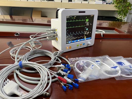 Monitor paciente veterinario portátil 8,4 pulgadas - alta exactitud para los temporeros de EtCO2 ECG SPO2 NIBP