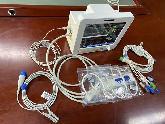 Vital Signs Monitor With veterinario portátil EtCO2 ECG SPO2 NIBP y medida de los temporeros